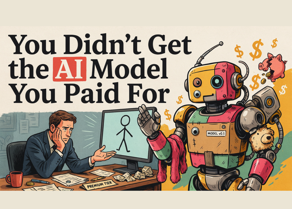 You Didn't Get the AI Model You Paid For