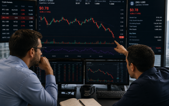 ZRO slides 4% ahead of 25.7 million token unlock