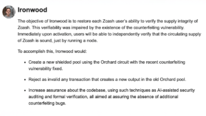 Zcash Price Climbs 13% in a Week as Network Preps Ironwood Upgrade