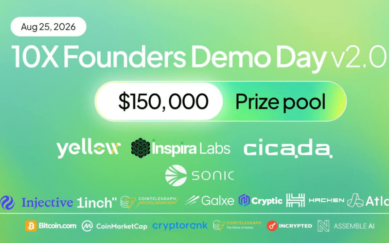 10X Founders Demo Day Opens Applications for v2.0