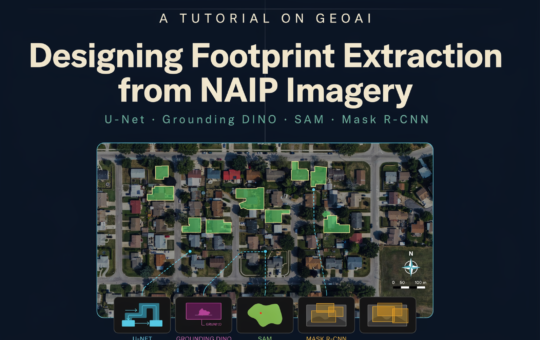 A Tutorial on GeoAI: Designing Footprint Extraction from NAIP Imagery Using U-Net, Grounding DINO, SAM, and Mask R-CNN