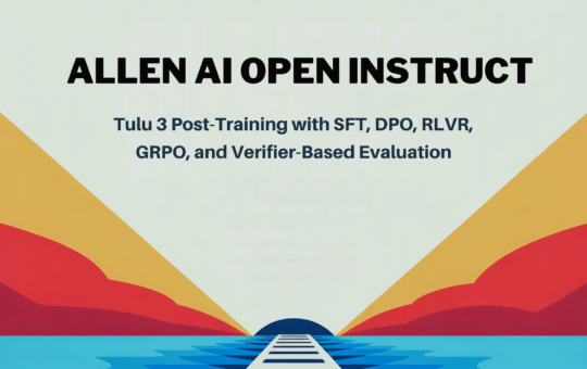 AllenAI Open Instruct Tulu 3 Post-Training with SFT, DPO, RLVR, GRPO, and Verifier-Based Evaluation