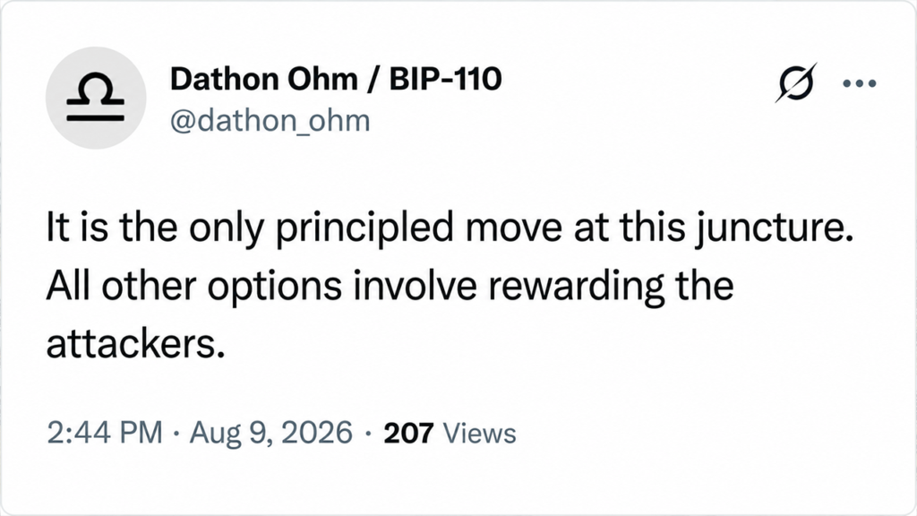 BIP-110 Backers Plot Minority Chain's PoW Reset to 'Fire' Bitcoin Miners – Bitcoin News
