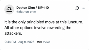 BIP-110 Backers Plot Minority Chain's PoW Reset to 'Fire' Bitcoin Miners – Bitcoin News