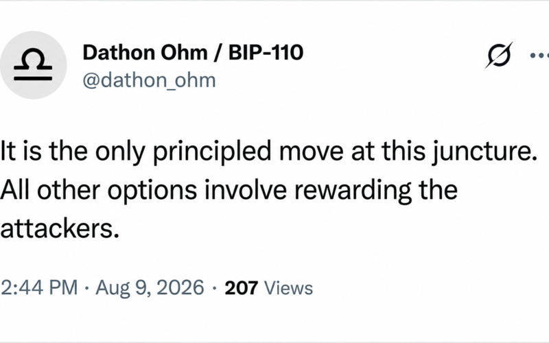 BIP-110 Backers Plot Minority Chain's PoW Reset to 'Fire' Bitcoin Miners – Bitcoin News