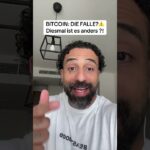 BITCOIN:  DIE FALLE?⚠️Diesmal ist es anders?! #krypto #web3deutschland #news