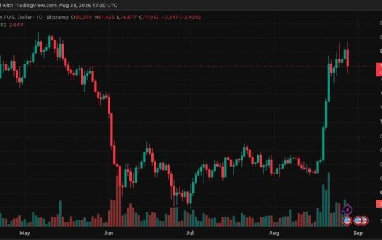 BTC Rejects $81,500 as Whales Build Massive Sell Wall at $81K