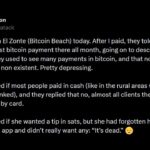 Bitcoin Core Dev Warns Bitcoin Payments Vanish at Bitcoin Beach