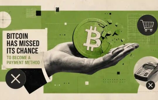 Bitcoin Has Missed Its Chance to Become a Payment Method