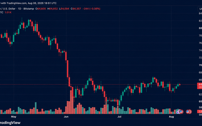 Bitcoin Holds Above $64,500 as Short Liquidations Drop