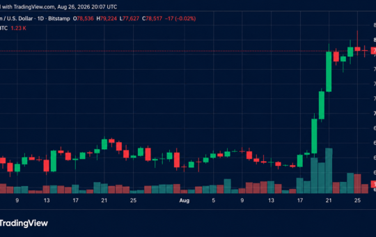 Bitcoin Price Slams Into $79K Wall as Rally Momentum Starts Fading – Bitcoin News