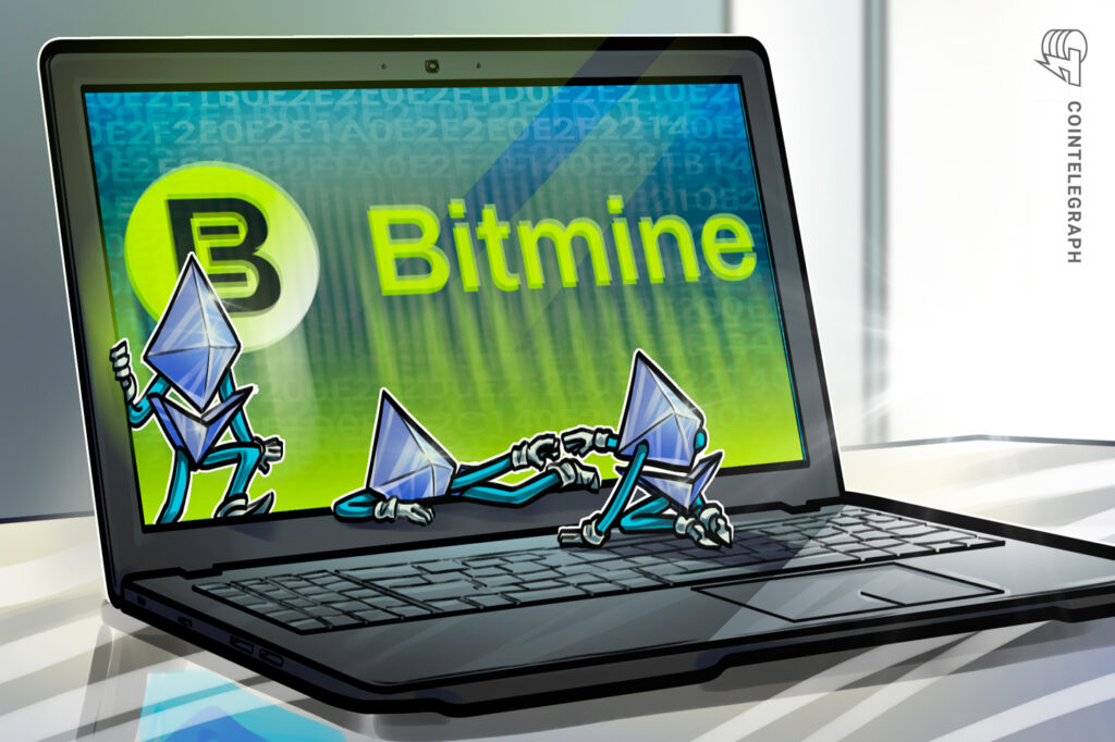 Bitmine ETH Holdings Near 5% as Ether Breaks $2,500