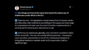 Circle Warns MiCA Rules Cut off EU Users From Top Stablecoins