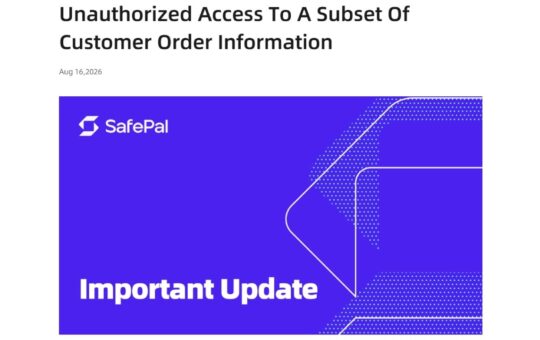 Data Breach Hits 39,798 Safepal Customers After Order Plugin Flaw