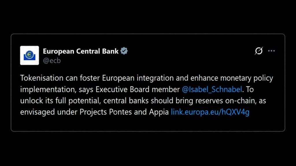 ECB's Schnabel Says Central Bank Money 'Must Go Onchain' – Bitcoin News