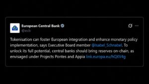 ECB's Schnabel Says Central Bank Money 'Must Go Onchain' – Bitcoin News