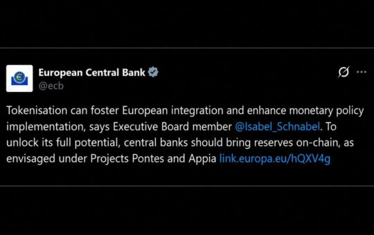 ECB's Schnabel Says Central Bank Money 'Must Go Onchain' – Bitcoin News