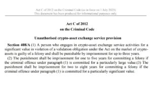 Hungary Repeals Strict Crypto Rules to Align With EU MiCA Framework