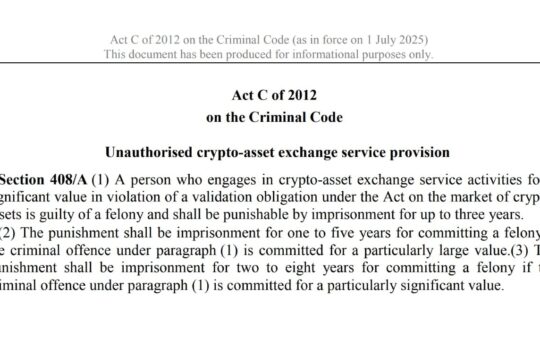 Hungary Repeals Strict Crypto Rules to Align With EU MiCA Framework