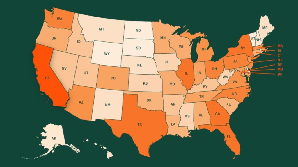 Interactive Map Showing Exactly Where 67 Million US Crypto Holders Live – Bitcoin News