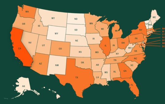 Interactive Map Showing Exactly Where 67 Million US Crypto Holders Live – Bitcoin News