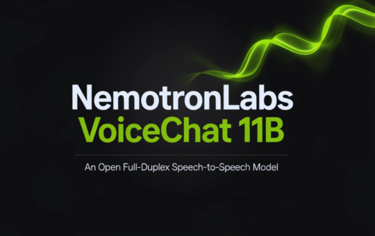 NVIDIA Releases NemotronLabs VoiceChat 11B: An Open Full-Duplex Speech-to-Speech Model with ~450 ms Turn-Taking and Live Tool Calling