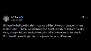 ParaFi Partner Bets AI Capital Flees to Bitcoin After Crash