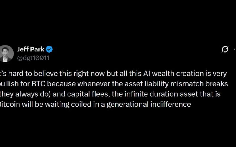 ParaFi Partner Bets AI Capital Flees to Bitcoin After Crash