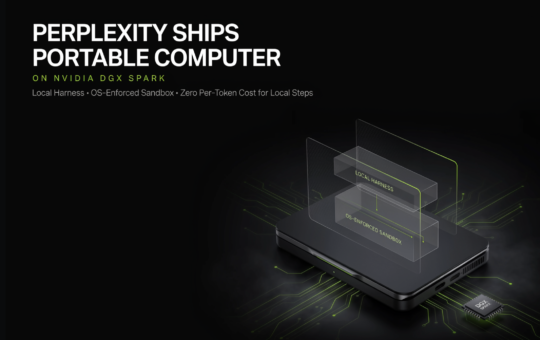 Perplexity Ships Portable Computer on NVIDIA DGX Spark: Local Harness, OS-Enforced Sandbox, and Zero Per-Token Cost for Local Steps