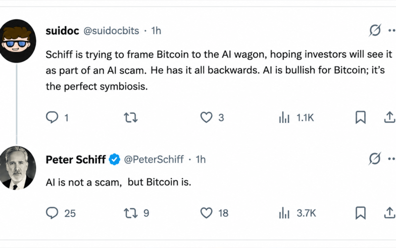Peter Schiff Says AI Could Turn Into Bitcoin's Biggest Threat – Bitcoin News