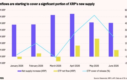 XRP Faces 5.5% Annual Supply Dilution as XRPL Revenue Falls 81.6%