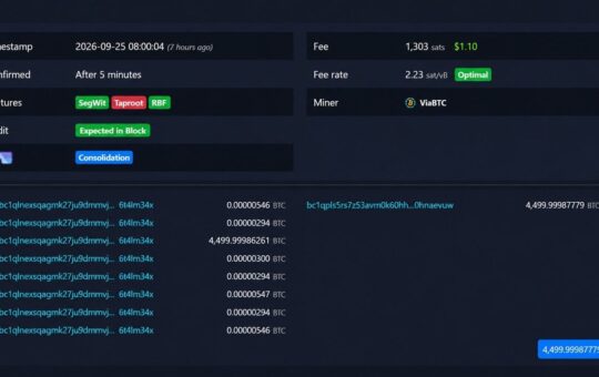 A 2019 Bitcoin Whale Moved $378M and Paid Just $1 to Do It – Bitcoin News