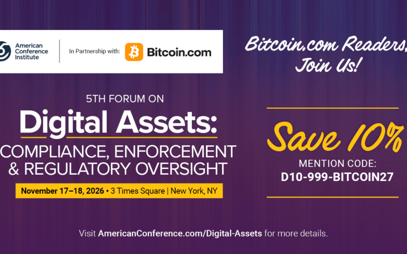 ACI Announces 5th Annual Forum on Digital Assets, Bringing Regulatory, Legal and Compliance Leaders to New York