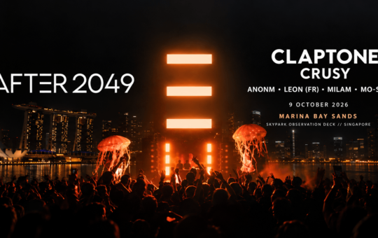 AFTER 2049 Confirms Headliners Claptone and Crusy for Singapore Grand Prix Weekend Kickoff