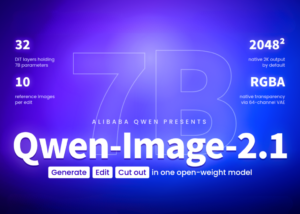 Alibaba Qwen Releases Qwen-Image-2.1: A 7B Open-Weight Model for Image Generation and Editing