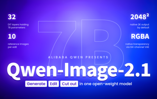 Alibaba Qwen Releases Qwen-Image-2.1: A 7B Open-Weight Model for Image Generation and Editing