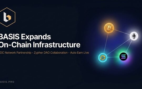 BASIS.pro Expands On-Chain Infrastructure With XDC Network Partnership and Zypher DAO as Auto Earn Goes Live