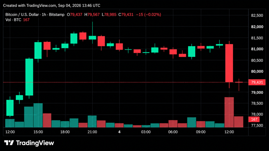 Bitcoin Price Plunges From $82K as $78,000 Becomes the Line