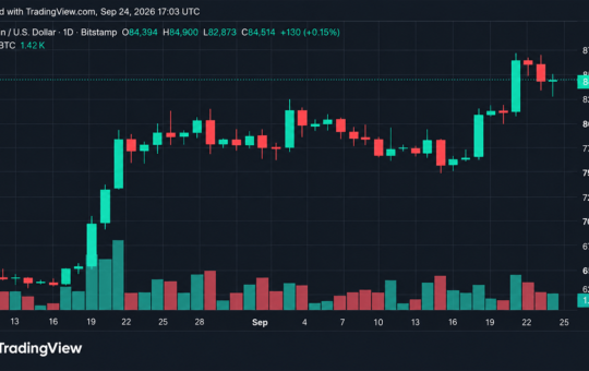Bitcoin Price Stalls at $84K as $80M Long Liquidation Wave Hits