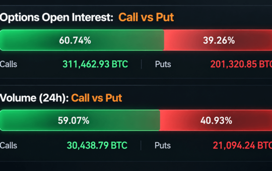 Bitcoin Traders Pile Into Calls as $100B Derivatives Bet Builds