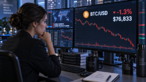 Bitcoin risks drop to $71k as rounded-top pattern takes shape
