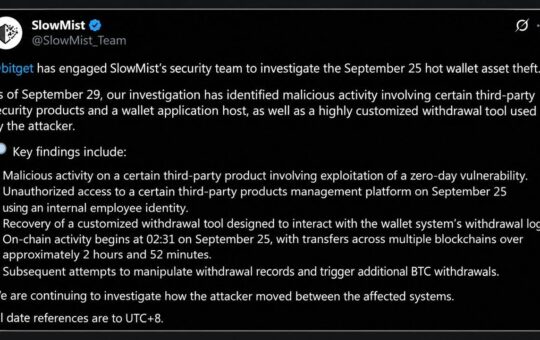 Bitget Hackers Were Inside the Exchange for 25 Days Before $388M Heist
