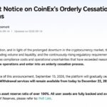 Coinex Is Closing After 9 Years, and Its Founder Won’t Sell It