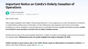 Coinex Is Closing After 9 Years, and Its Founder Won't Sell It