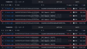 Ethereum Whale From 2021 Moves $37M Worth of ETH to OKX at a Loss