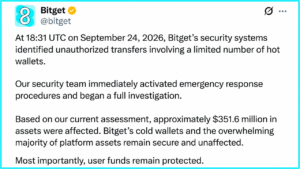 Everything We Know About Bitget’s Massive $351M Hack
