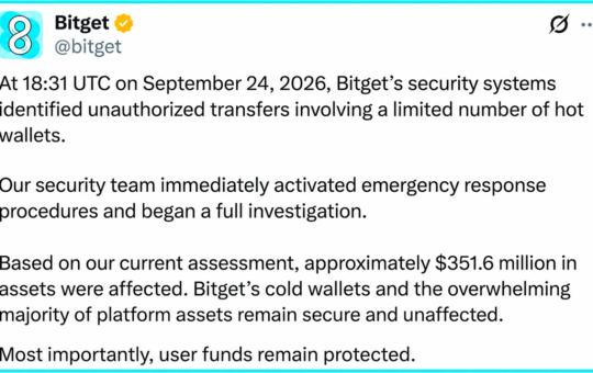 Everything We Know About Bitget’s Massive $351M Hack