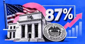Fed Rate Hike Odds Hit 87%: How Will Crypto React?