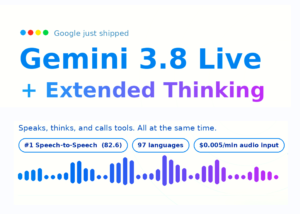 Google Releases Gemini 3.8 Live and 3.8 Live Extended Thinking for Production Grade Voice Agents