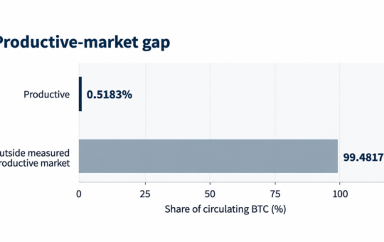 Only 0.52% of Bitcoin Is Working Onchain—Here’s Why – Bitcoin News